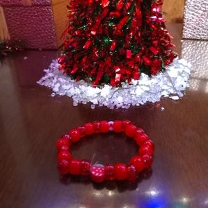 Red strawberry bracelet